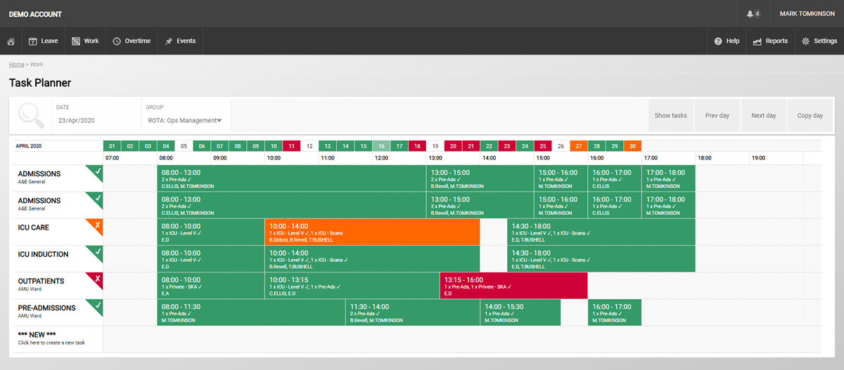 Task planner overview