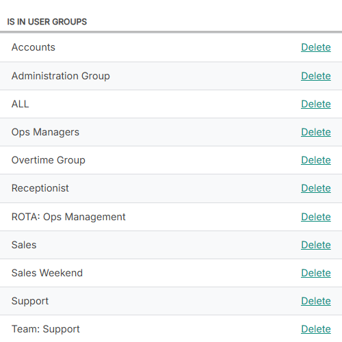 Easily assign users to groups