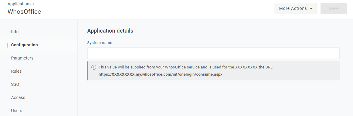 Configure your WhosOffice connector