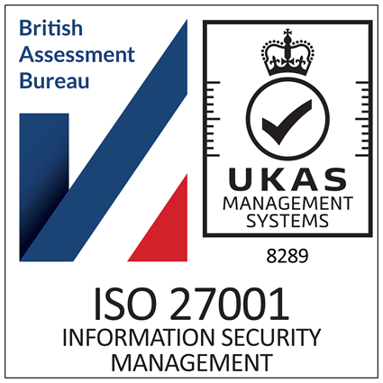Certified for the International Standard ISO27001:2017 in respect of Information Security